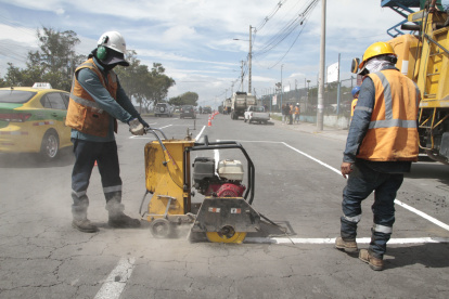 Personal de Obras Públicas señaló las zonas que van a intervenir