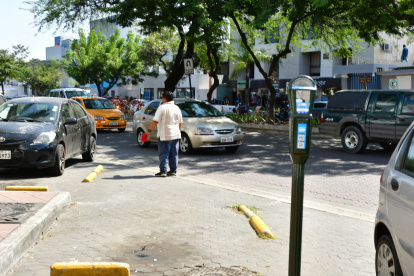 Los señalamientos apuntan a los franeleros, quienes piden dinero para que los conductores eviten ser sancionados por no colocar monedas en los dispositivos.