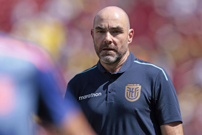 El español Félix Sánchez, seleccionador de Ecuador en la Copa América.