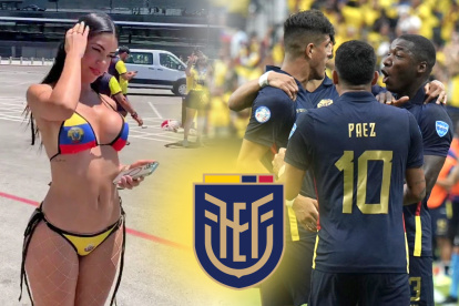 Ella causo sensación en la previa de Ecuador