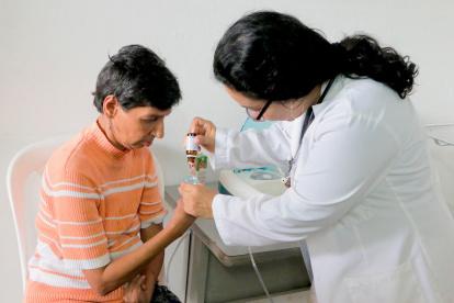 Salud. El aporte llega a diferentes sectores vulnerables de Guayaquil.