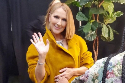 Céline Dion, cantante canadiense.
