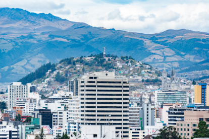 Quito, capital del Ecuador.