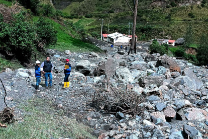 Dato: En la provincia se han afectado a nueve puentes y la producción agrícola de siete hectáreas.