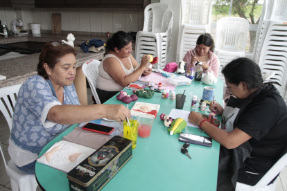 A menudo, las participantes acuden a los cursos para aprender técnicas y luego emprender.