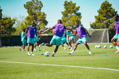 El acceso a la prensa fue de 15 minutos, sin embargo, se evidenció el buen ambiente entre los seleccionados.