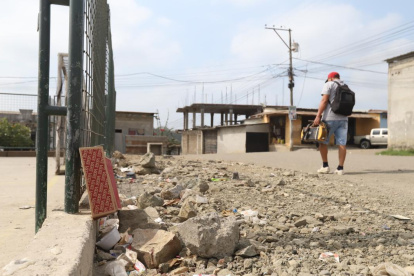 Esta es la cancha de Flor de Bastión en la que se registró el asesinato.