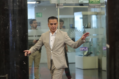 Wilman Terán, exvocal del Consejo de la Judicatura, ha recibido apoyo por asambleístas de la Comisión de Fiscalización.