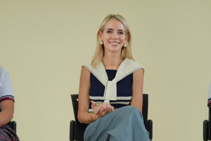 Lavinia Valbonesi sorprendió a la comunidad LGBTI en la marcha por el Orgullo.