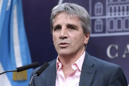 El ministro de Hacienda de Argentina, Luis Caputo.