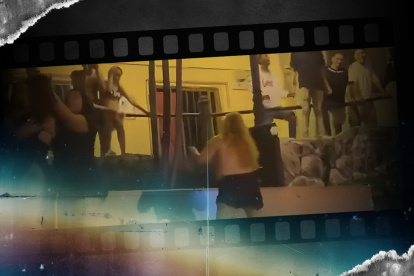 Una mujer bailó desnuda varios segundos en un parque del cerro Santa Ana. El hecho generó reacciones en las autoridades tras las quejas ciudadanas.