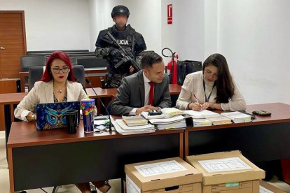 Diligencia. La sala donde se desarrolló la audiencia.