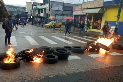Algunas calles de Quito fueron cerradas en horas de la mañana de este 2 de julio.