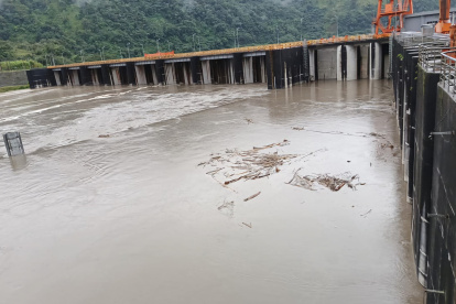 La hidroeléctrica Coca Codo Sinclair presentó problemas de sedimentos nuevamente este 2 de julio de 2024.