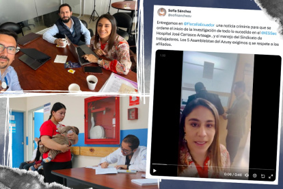 Asambleístas de Azuaay presentaron documentación de noticia criminis por irregularidades en la administración de la Seguridad Social