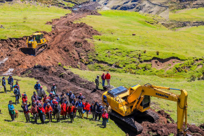 Empezaron los trabajos en la nueva vía que unirá a  la Sierra con la Costa.