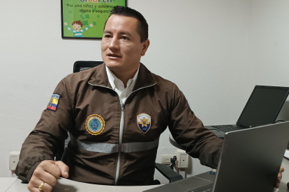 El jefe de la Dinapen, Jorge Ortiz, dio a conocer que la joven permaneció sin alimentarse desde el día de su desaparición.