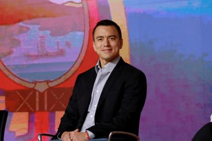El presidente Daniel Noboa en una foto de archivo.