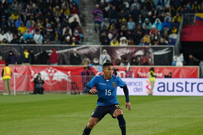 Ángel Mena tuvo participación en los partidos de Copa América con Ecuador