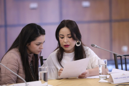 Pamela Aguirre es la presidenta de la Comisión de Fiscalización.