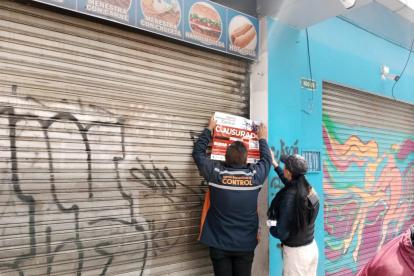 El restaurante clausurado está ubicado en el sector de La Pradera, en el norte de Quito.