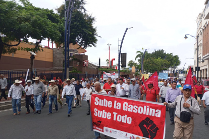 Las organizaciones que integran esta plataforma participaron en la movilización del 4 de julio contra el alza del precio de combustibles.