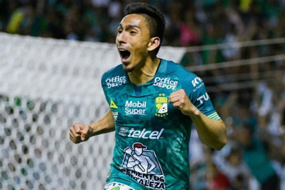 Ángel Mena jugó en el Club León desde la temporada 2019