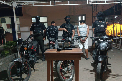 La Policía los detuvo a los dos antisociales que eran menores de edad.