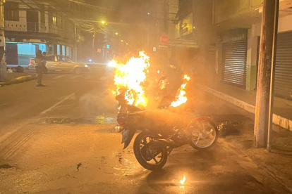 Actos vandálicos se registraron en Esmeraldas.