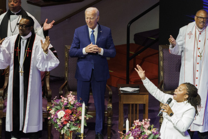 Estados Unidos. El presidente estuvo presente en un evento religioso.