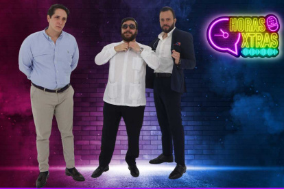 Primer episodio de Horas Extras con Nino Cassanello, César Febres Cordero y Gonzalo Albán.