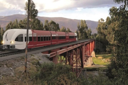 Transporte.- El tren también se usa para llevar los productos agrícolas.