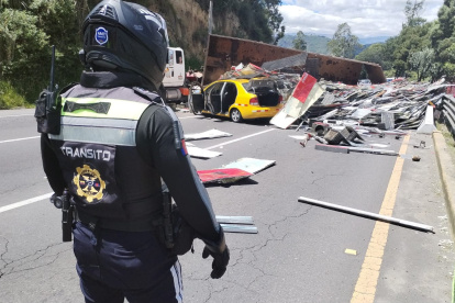 Un siniestro de tránsito se registró en la Ruta Viva en sentido norte – sur