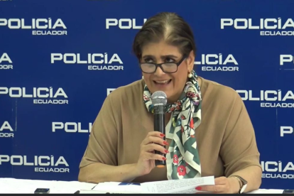 Mónica Palencia, ministra del Interior