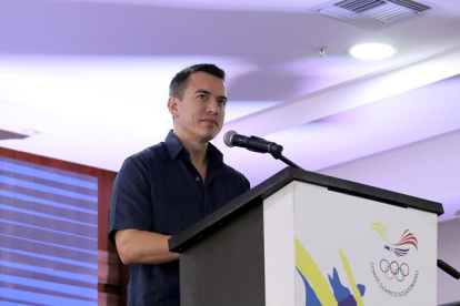 Daniel Noboa, presidente de Ecuador.