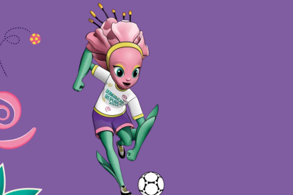 Captura de pantalla tomada de la página oficial de la FIFA de "Taní", la mascota oficial del Mundial Femenino sub-17 que se disputará en República Dominicana.
