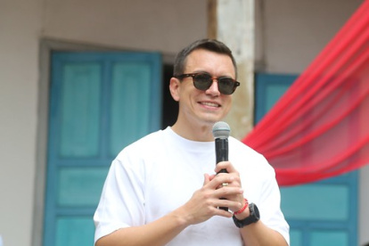 El presidente de la República, Daniel Noboa.