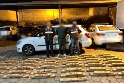 Policía Nacional logra el decomiso de cocaína.