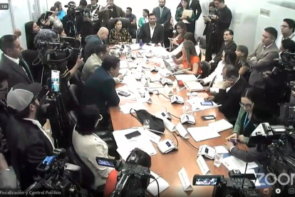 El presidente del Consejo de Participación, Andrés Fantoni, negó todas las acusaciones de violencia política de la consejera Nicole Bonifaz.