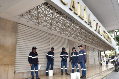 Personal del Municipio realizó las labores en el edificio de Fiscalía