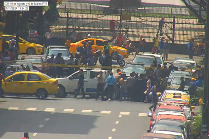 Guayaquil. ATM realiza cierre al tránsito vehicular en 6 de marzo y Vélez tras balacera.