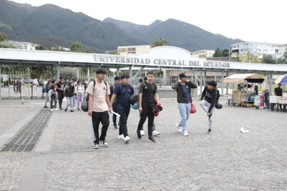 La Universidad Central registra un incremento de estudiantes que llegan de todas las provincias.