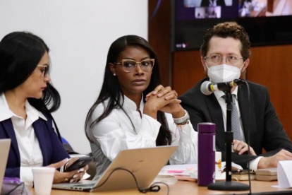 Un medio digital aseveró que la fiscal Diana Salazar tomaría licencia para afrontar su embarazo de alto riesgo.