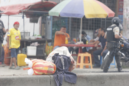 El torso fue hallado en el parterre central de la avenida Casuarina.