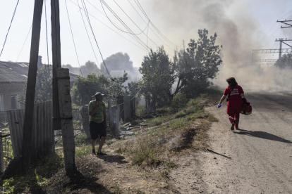 Al menos dos personas fallecieron en un ataque sobre la localidad de Járkov.