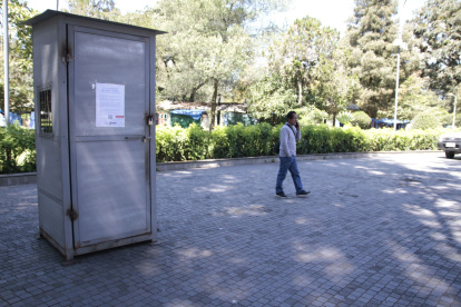 La estación de bicicletas públicas de El Ejido fue retirada la mañana de este lunes 15 de julio