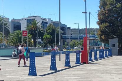 En el sector Iñaquito, norte de Quito solo se encontraba la infraestructura, las bicicletas serán embodegadas.