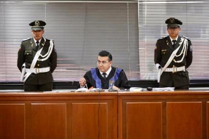 El juez Manuel Cabrera es quien conoce el caso Metástasis, luego de que el juez Felipe Córdova pidiera ser sacado del caso.