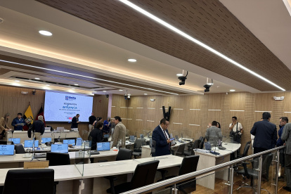 Varios concejales abandonaron la sala de sesiones este 16 de julio de 2024.