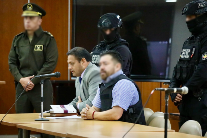 El coronel de Policía Neycer Lenin Mazón Simaleza fue sentenciado a cuarenta meses de cárcel.